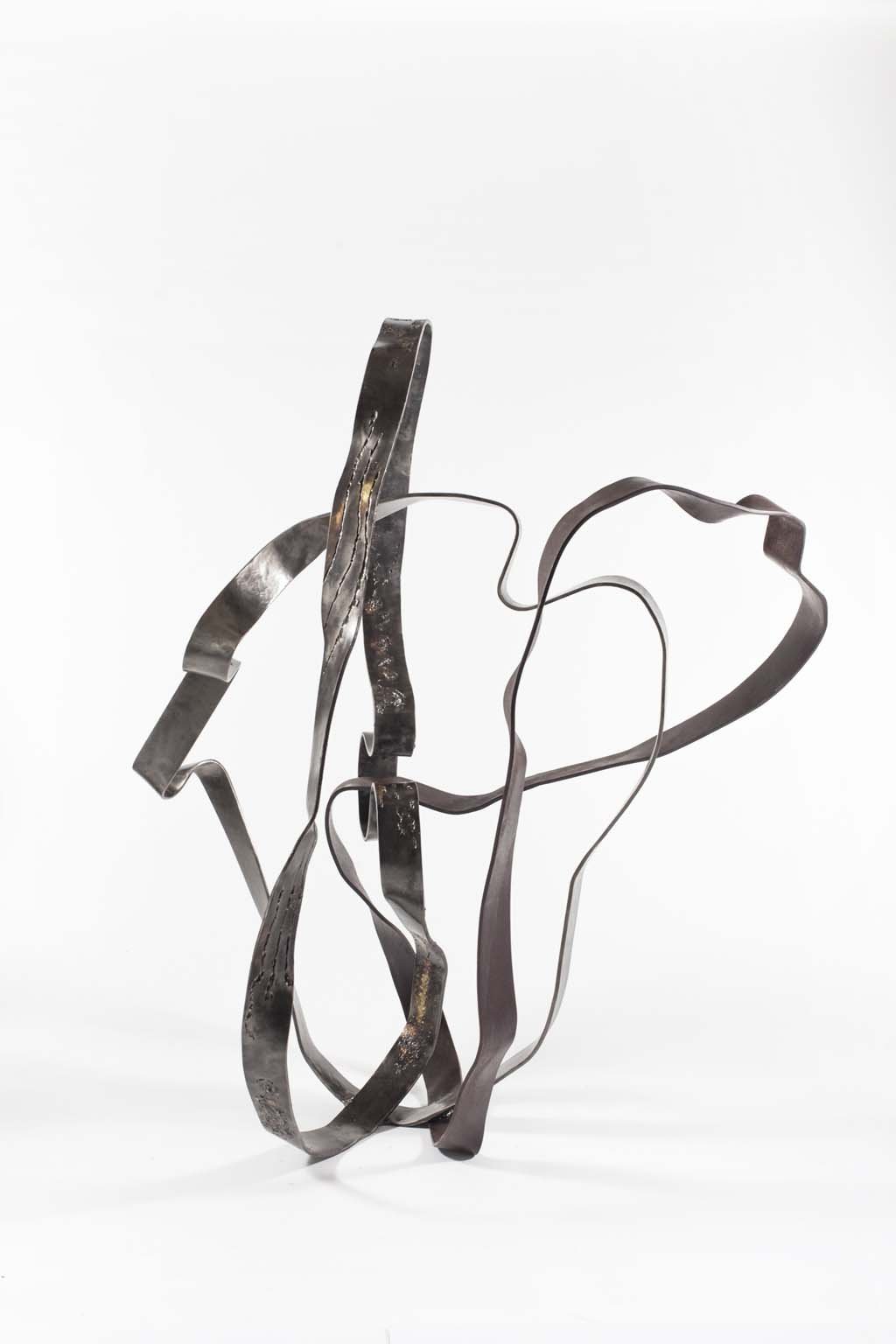 'Oblivion IV' | Iron and brass sculpture | Artist: Rami Ater