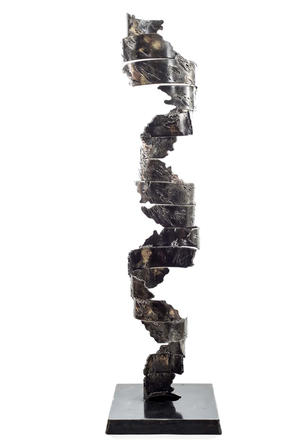 Insights I | 2013 | Iron & brass sculpture | 148x40x40 cm | Rami Ater