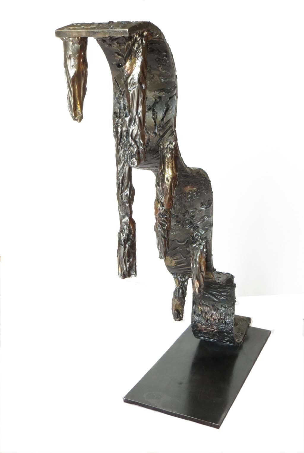 Life II | 2012 | Iron & brass sculpture of the Israeli artist, sculptor Rami Ater