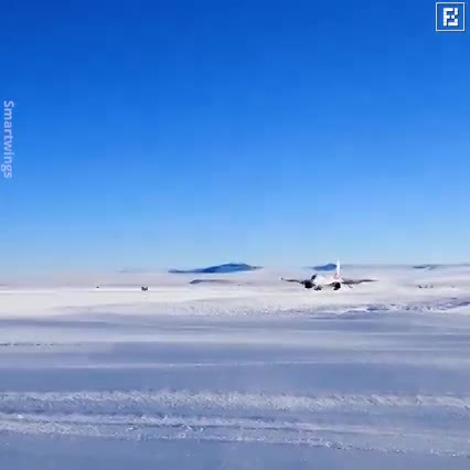 ANTARTICA LANDING OF THE MASSIVE AIRCRAFTS thumbnail