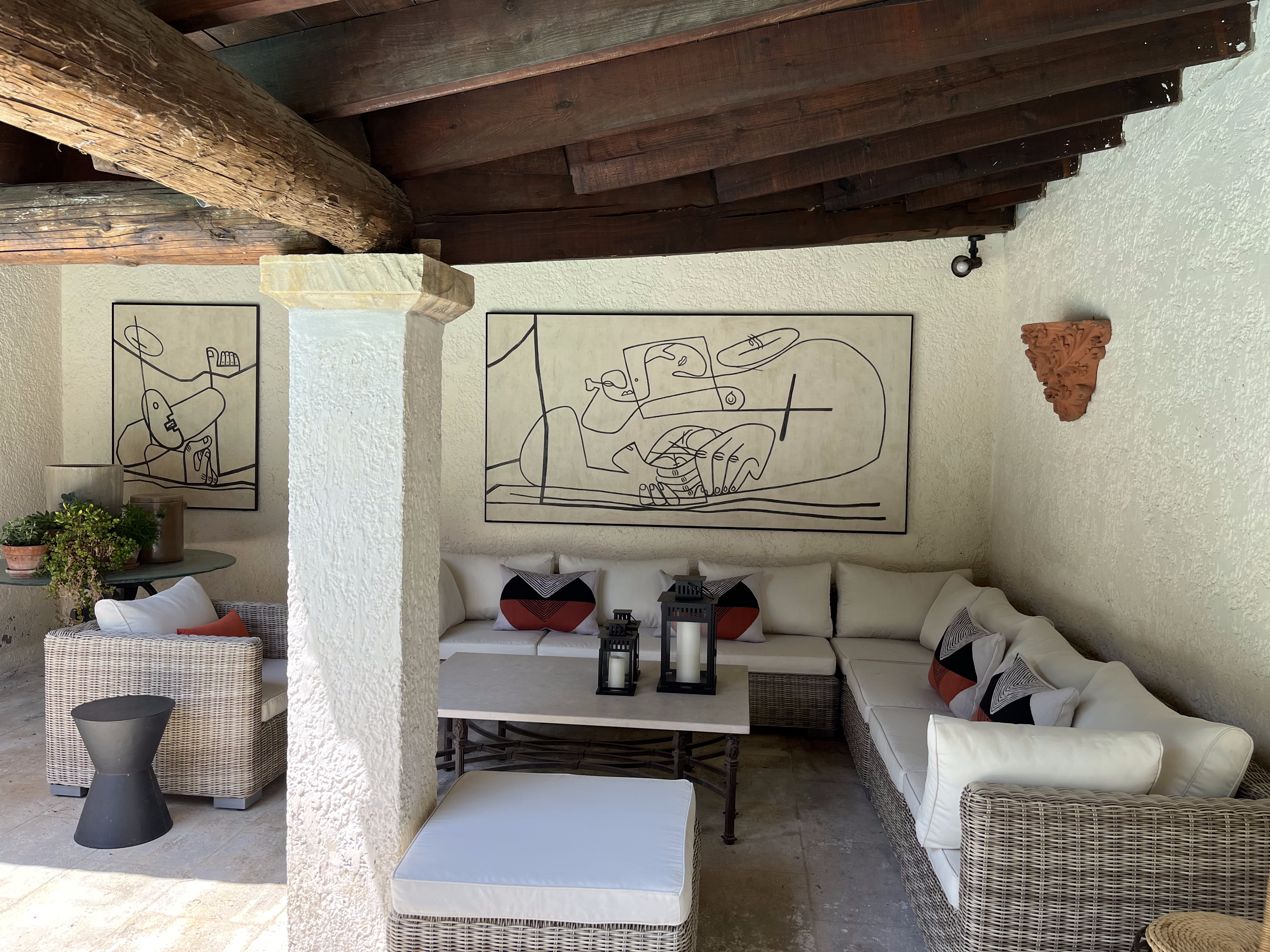 Terraces and garden louges