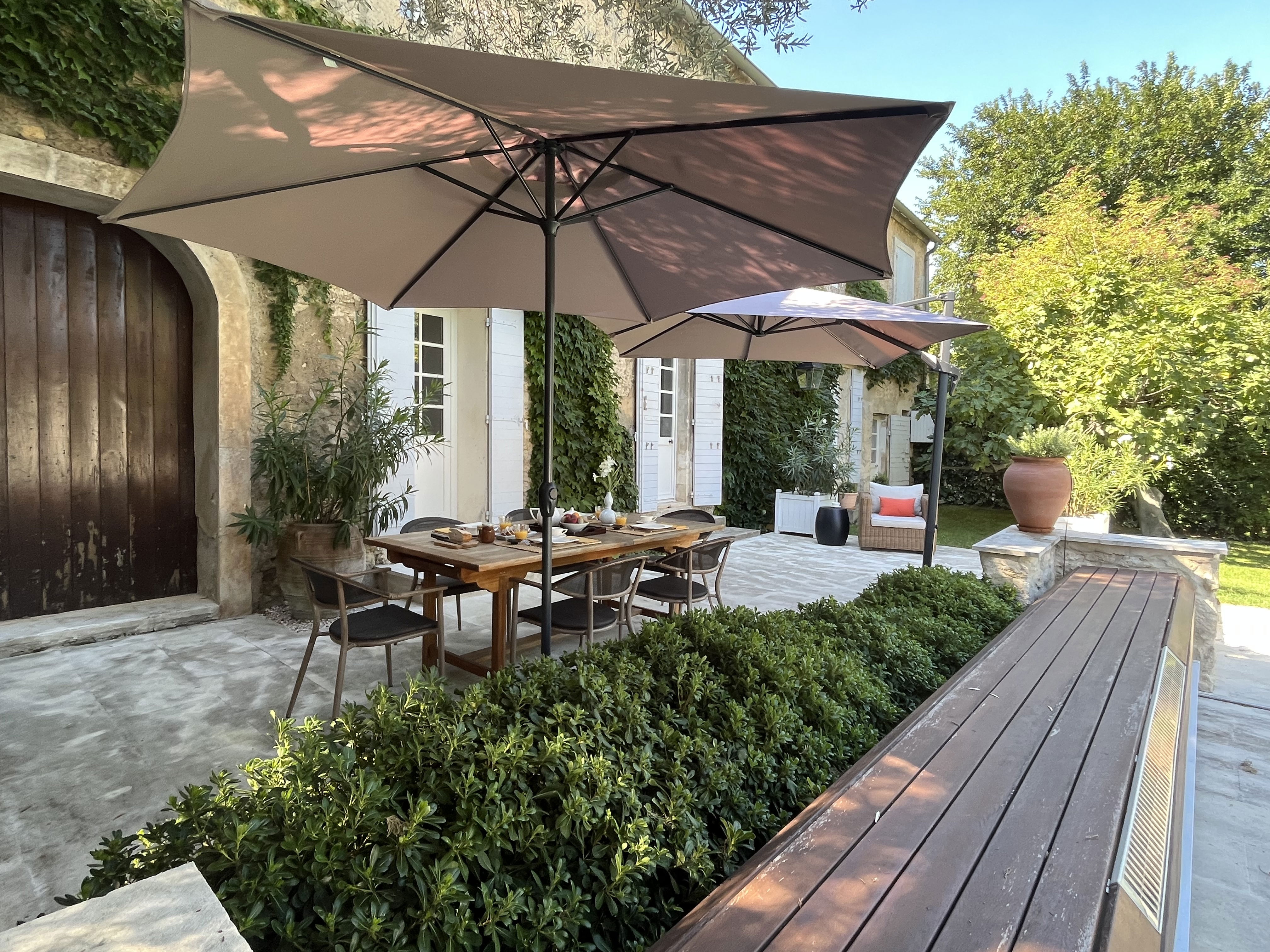 Terraces and garden louges