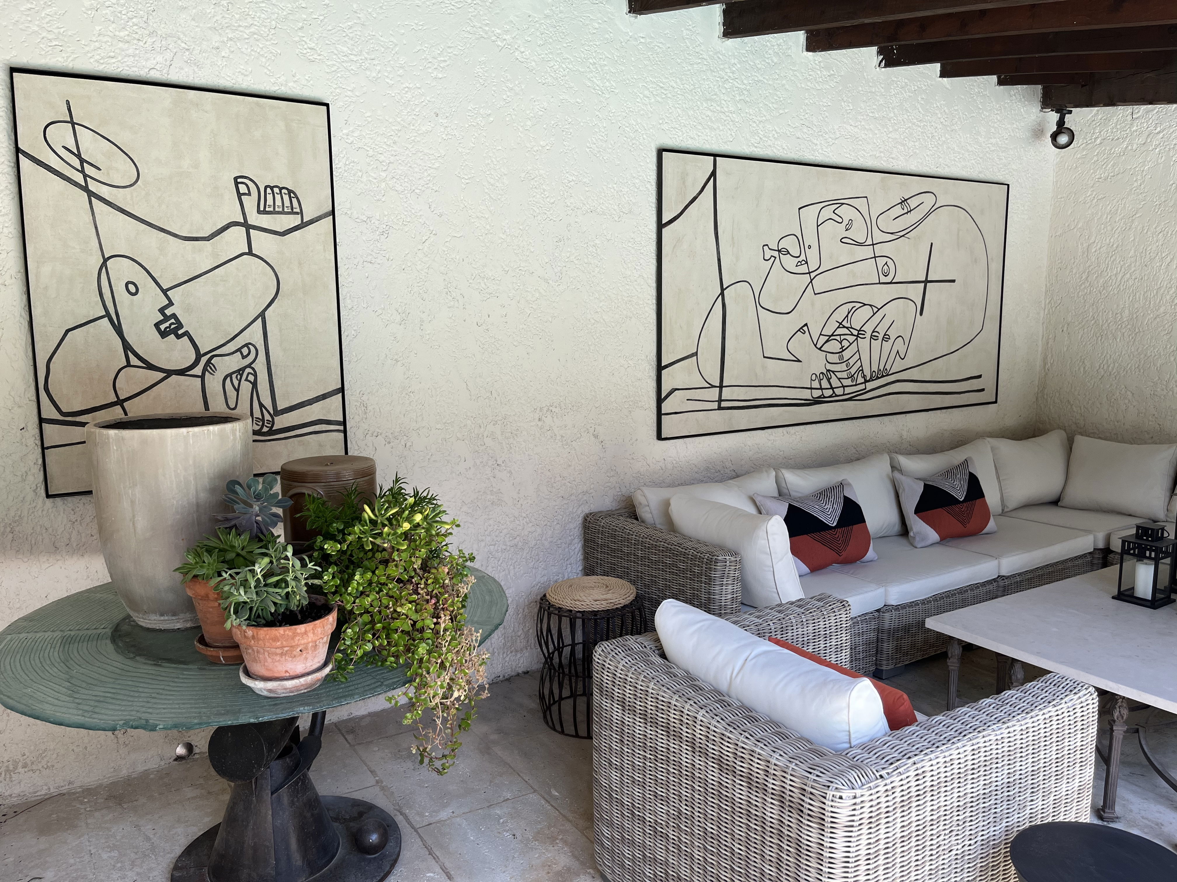 Terraces and garden louges