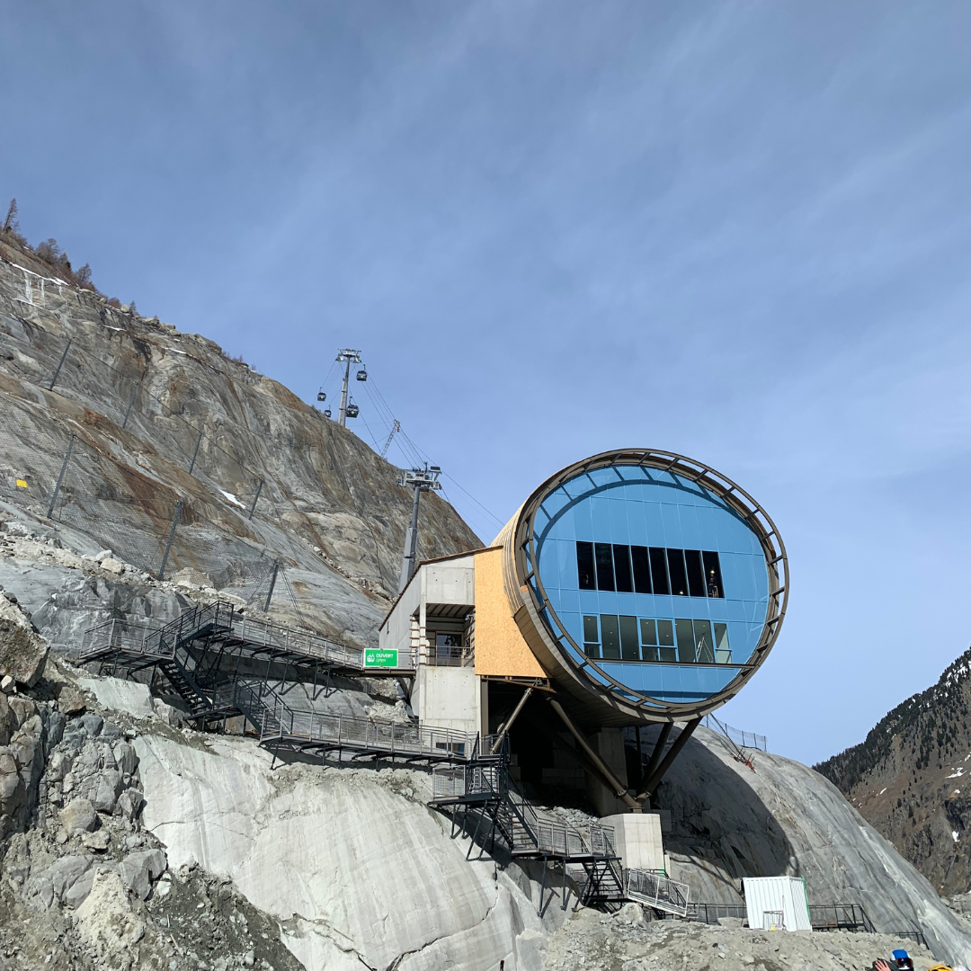 Montenvers cable car station - Mer de Glace