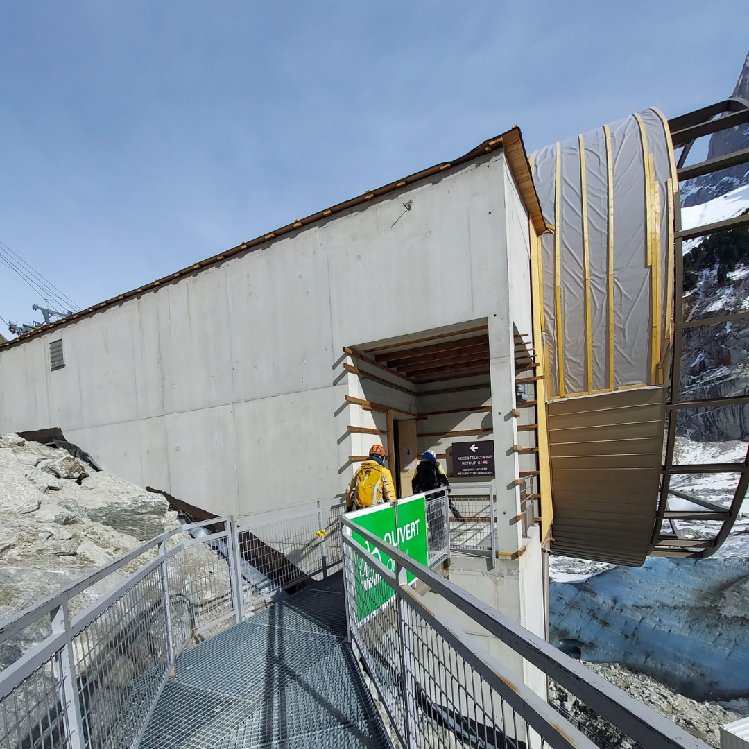 Montenvers cable car station - Mer de Glace