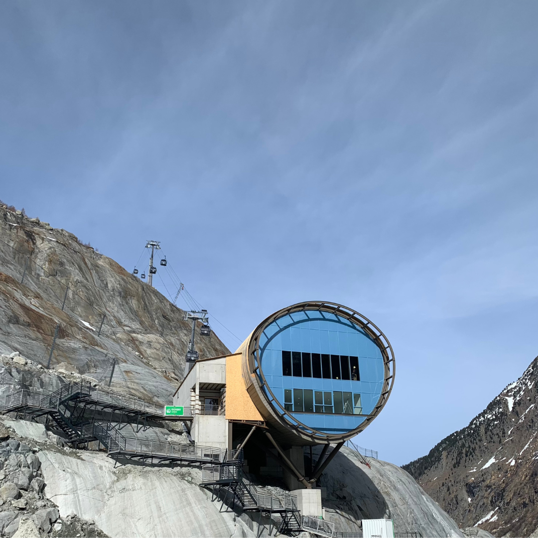 Montenvers cable car station - Mer de Glace