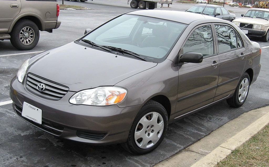 2003/2004 Toyota Corolla -the top-ten used cars under ₦1 Million 