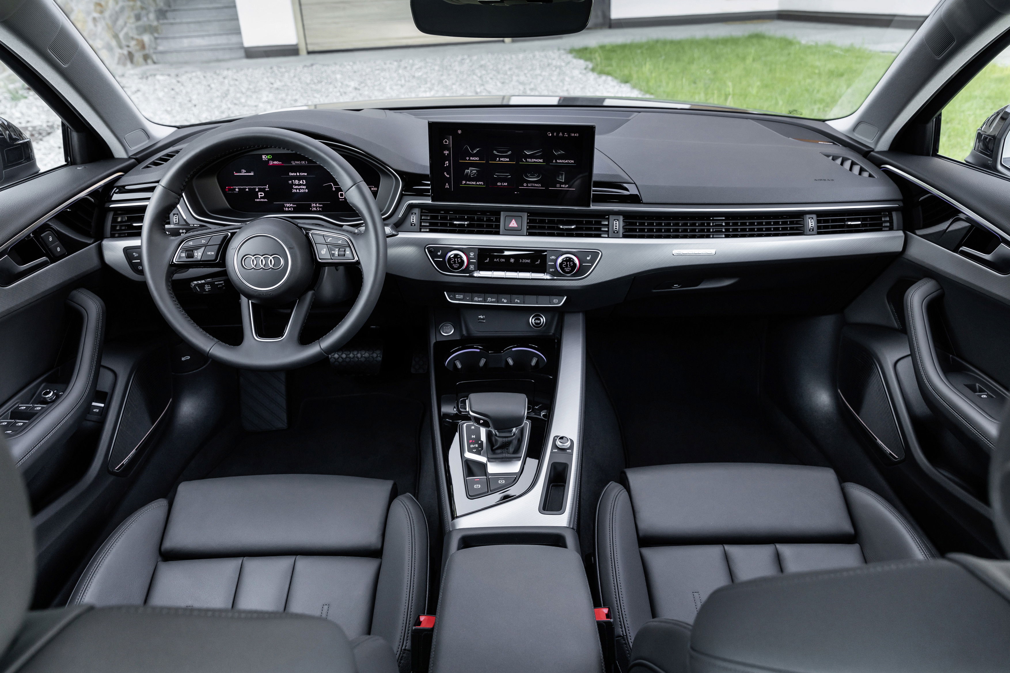 2023 Audi A4 interior Via Audi