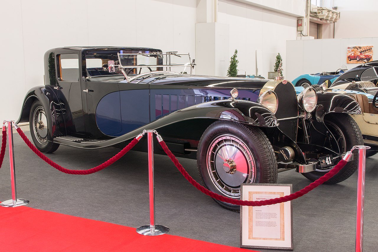 Bugatti_Type_41_Royale_Coupé_Napoléon_IAA_2019 Johannes Maximilian via Wikimedia