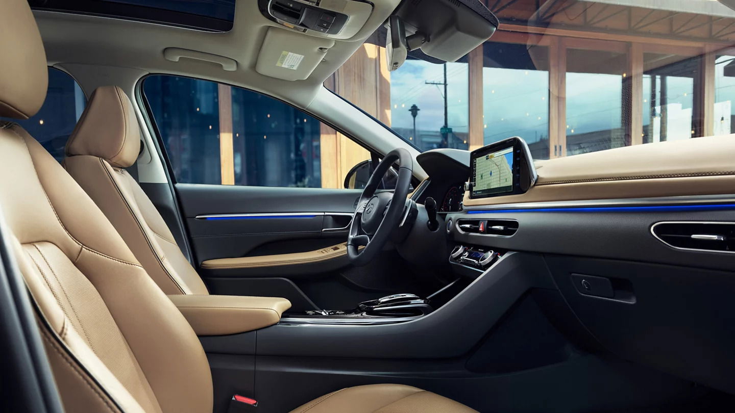 2023 Hyundai Sonata interior Via Hyundai.