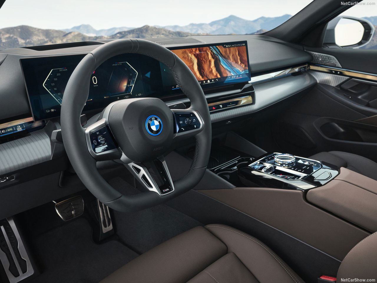 2024 BMW i5 interior.