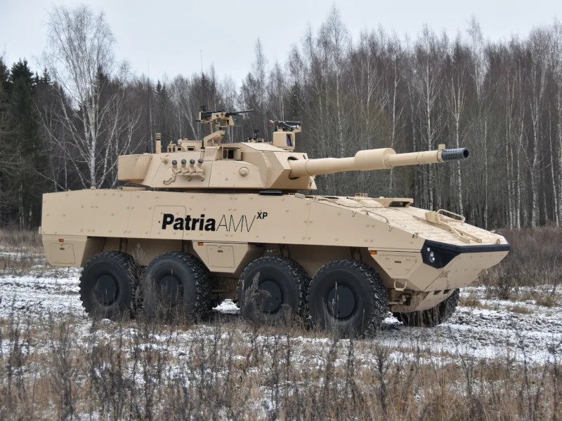 Powerful combat truck, PATRIA AMV via Army Technology