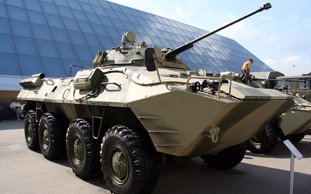 Top-ten most powerful army trucks, BTR-90 Vitaly V. Kuzmin via Wikimedia.