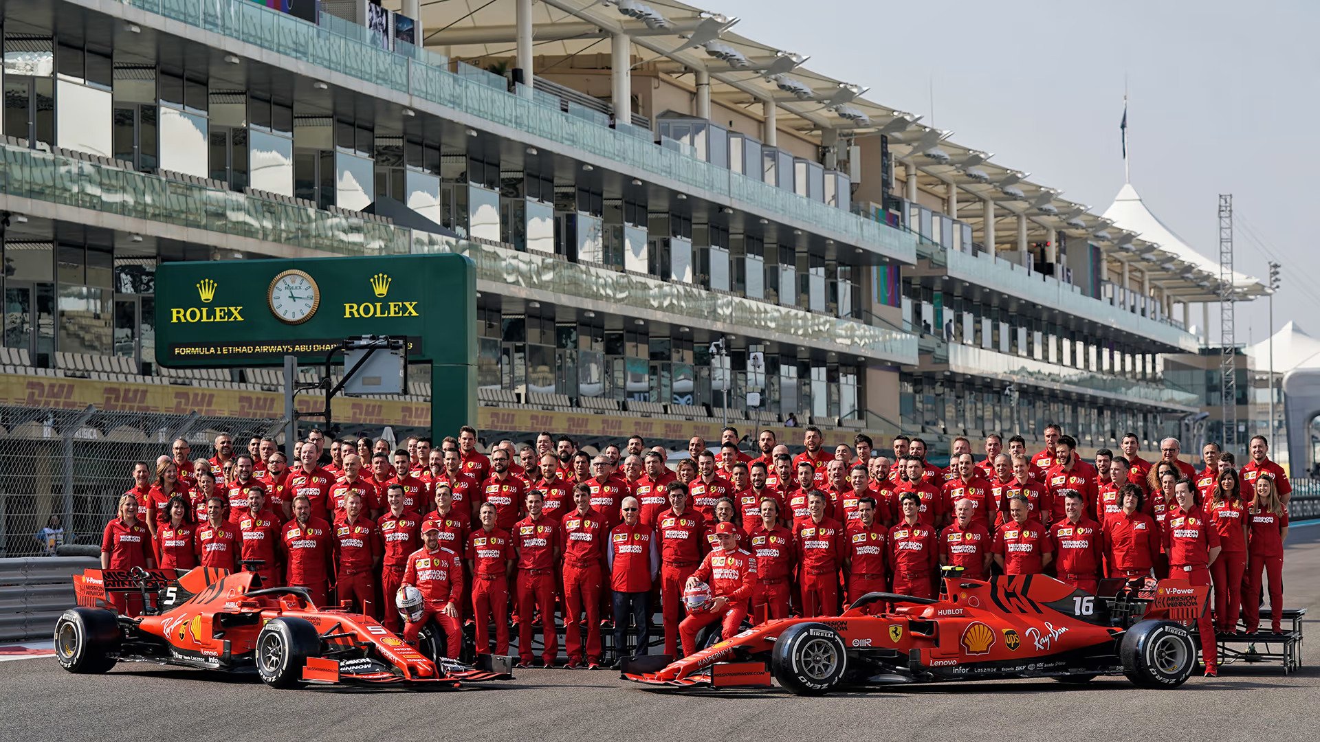 Ferrari F1 team Via F1.