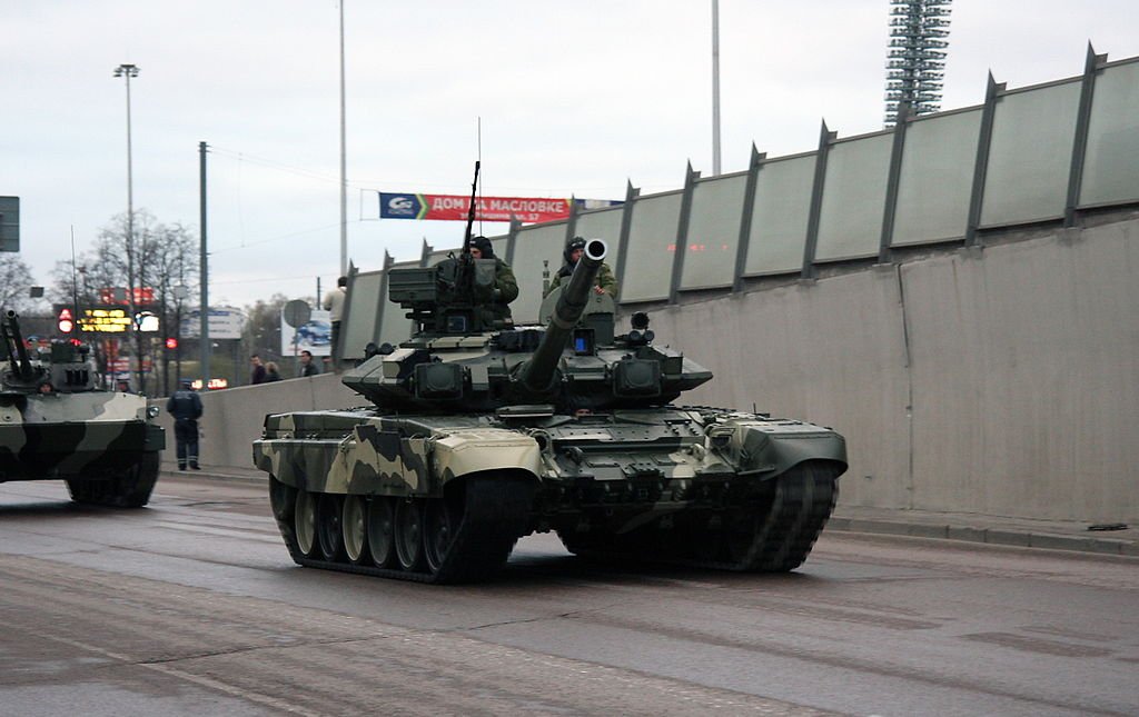 T-90 Vitaly V. Kuzmin via Wikimedia.