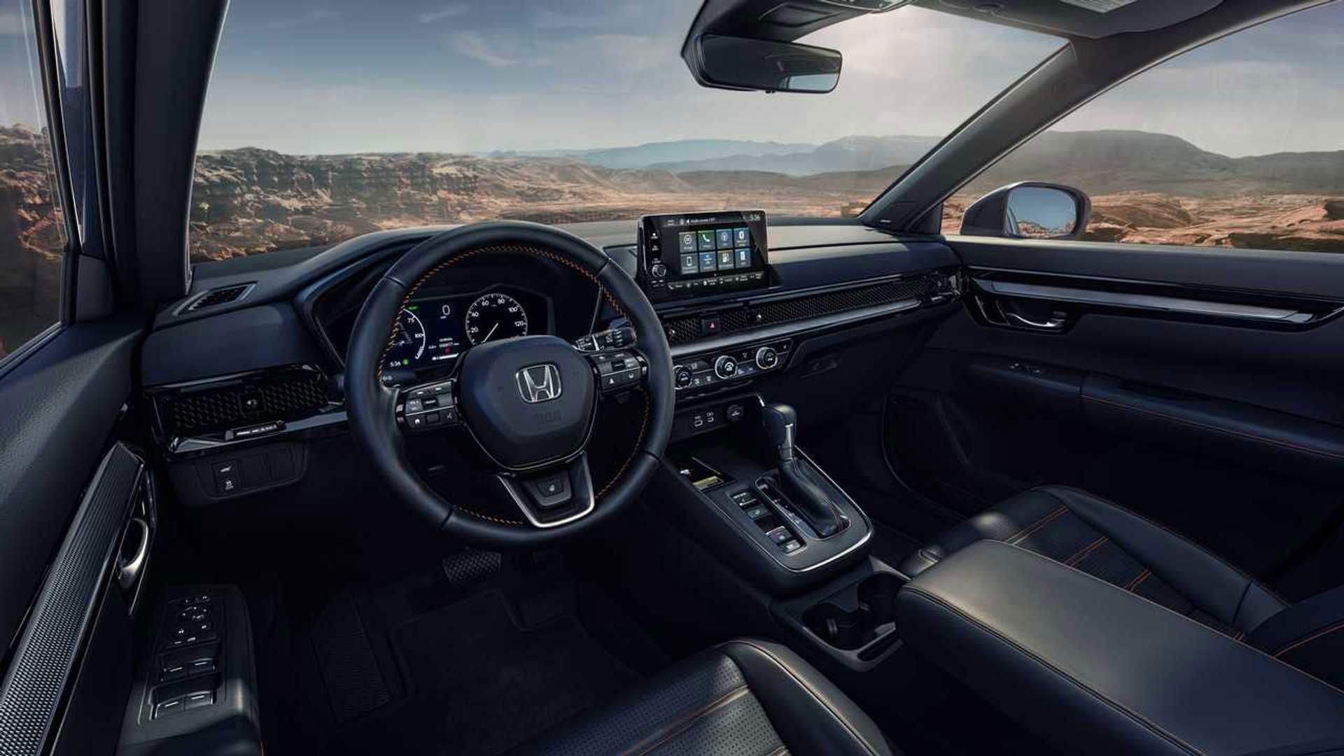 2024 Honda CR-V interior and technology.