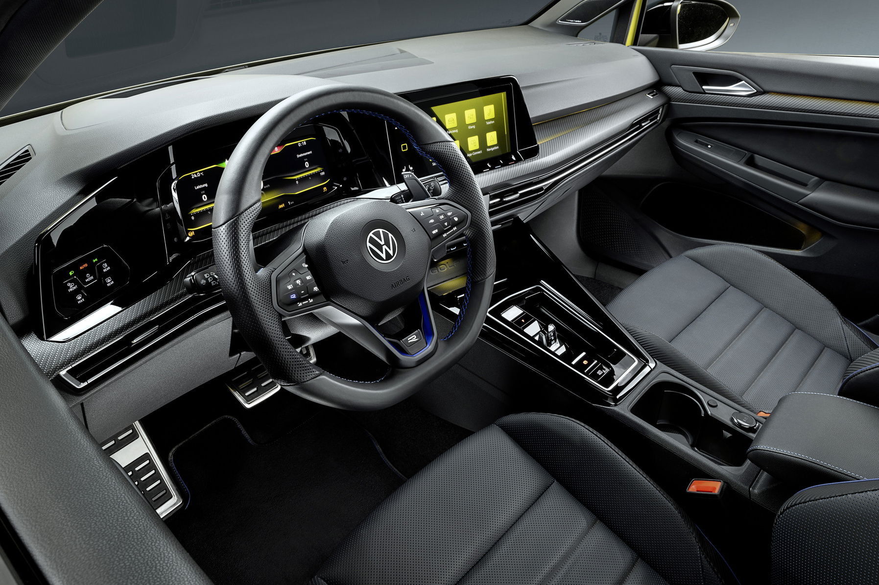 2023 Volkswagen Golf R 333 Edition interior and technology.