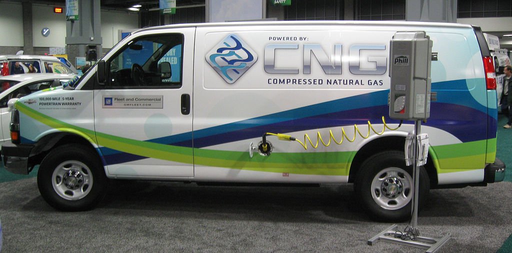 comprehensive step-by-step guide to converting petrol cars to run in compressed natural gas (CNG) - Chevrolet_Express_CNG IFCAR via Wikimedia