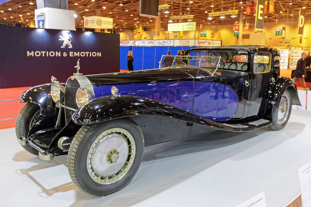 The world's rarest cars - 1929 Bugatti_Royale_Coupé_Napoléon via Wikimedia.