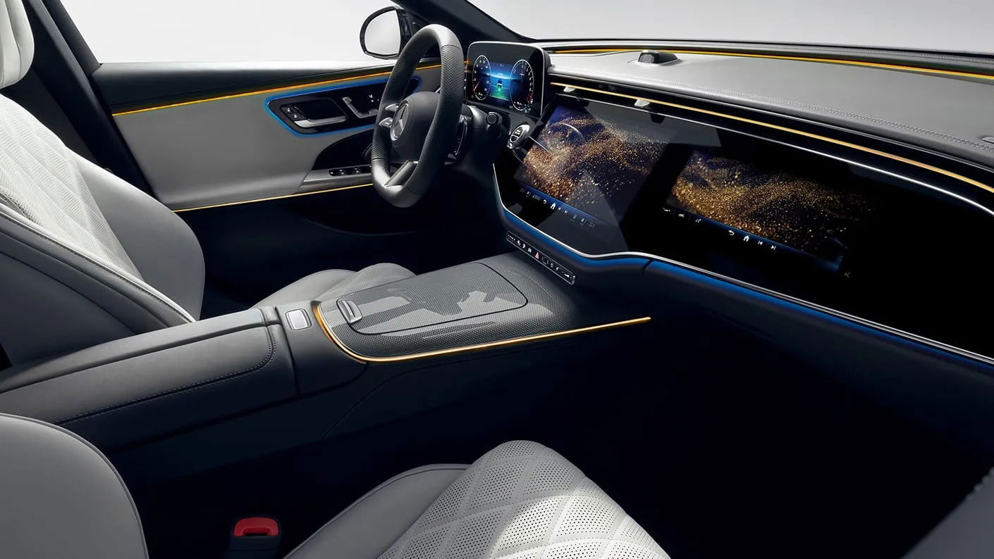 2024 Mercedes-Benz E-Class interior.
