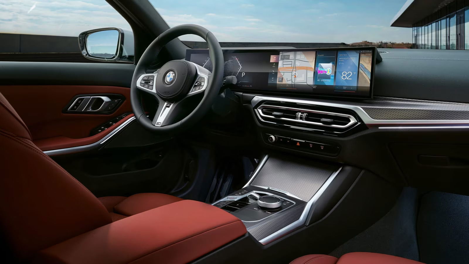 Best small luxury sedans for 2023 - BMW 3 Series interior.