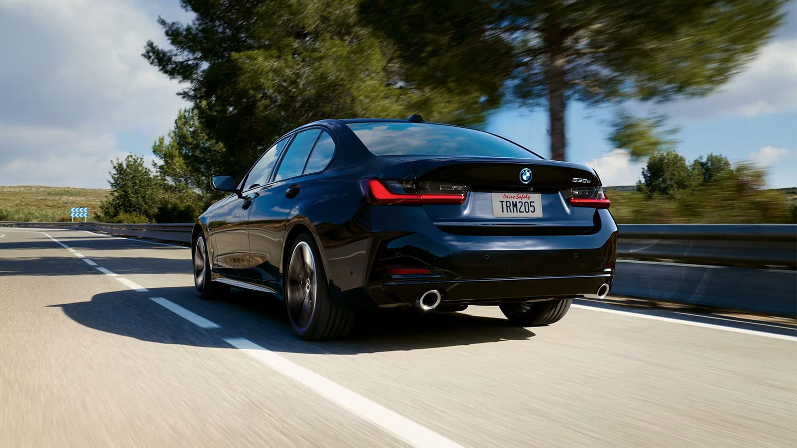The best luxury cars for 2023 - BMW 3 Series rear.