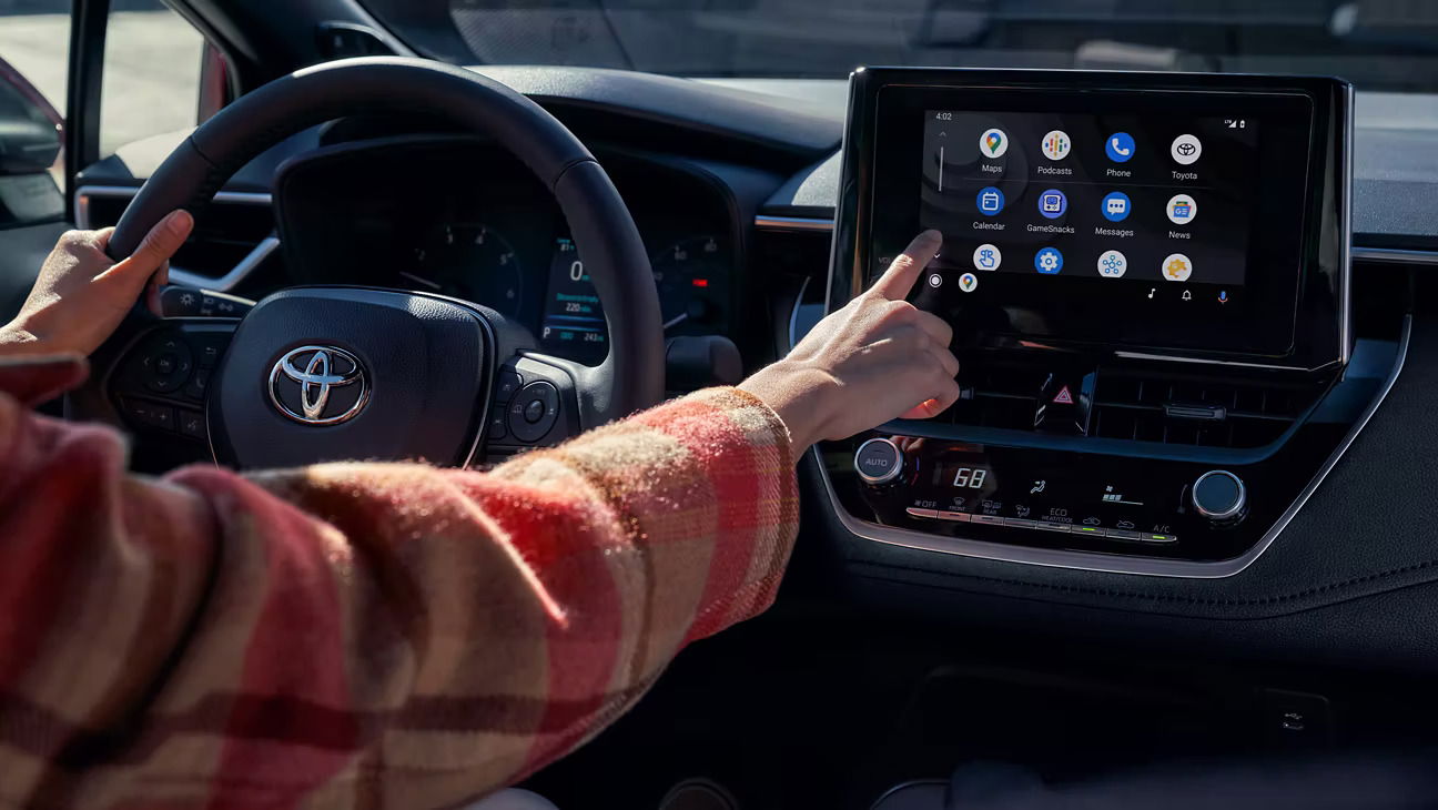 2023 Toyota Corolla audio multimedia system.