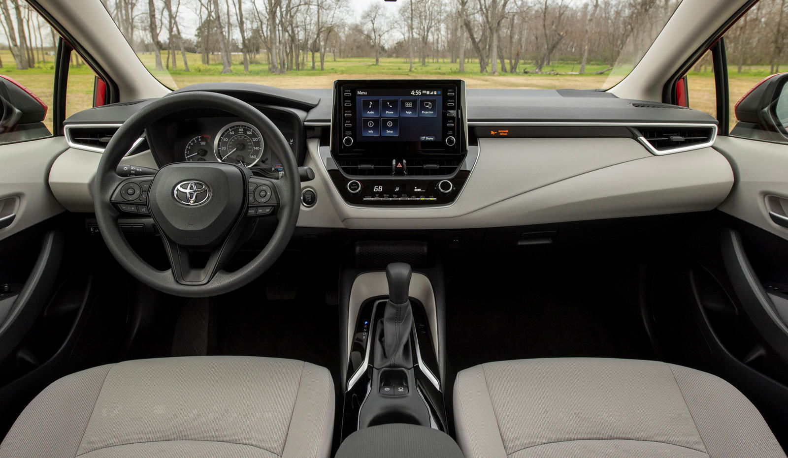 2023 Toyota Corolla infotainment system.