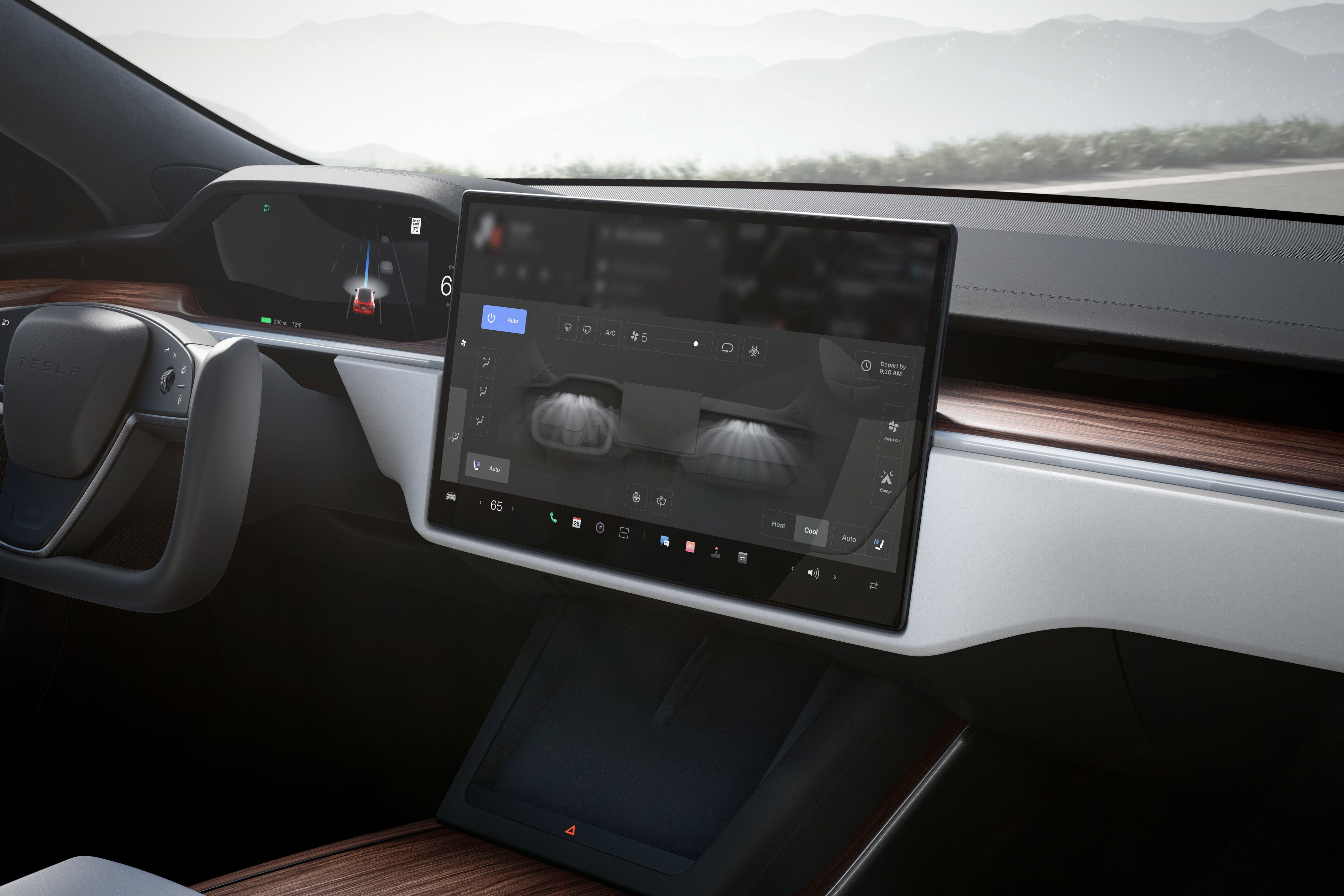 2023 Tesla Model S OTA updates.