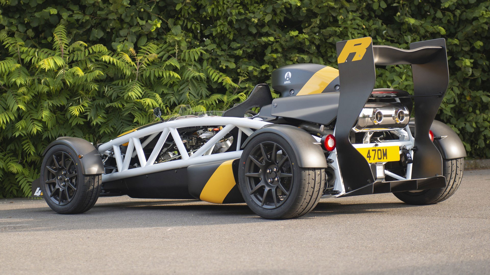 Ariel unveils the Atom 4R at the Goodwood Festival of Speed.