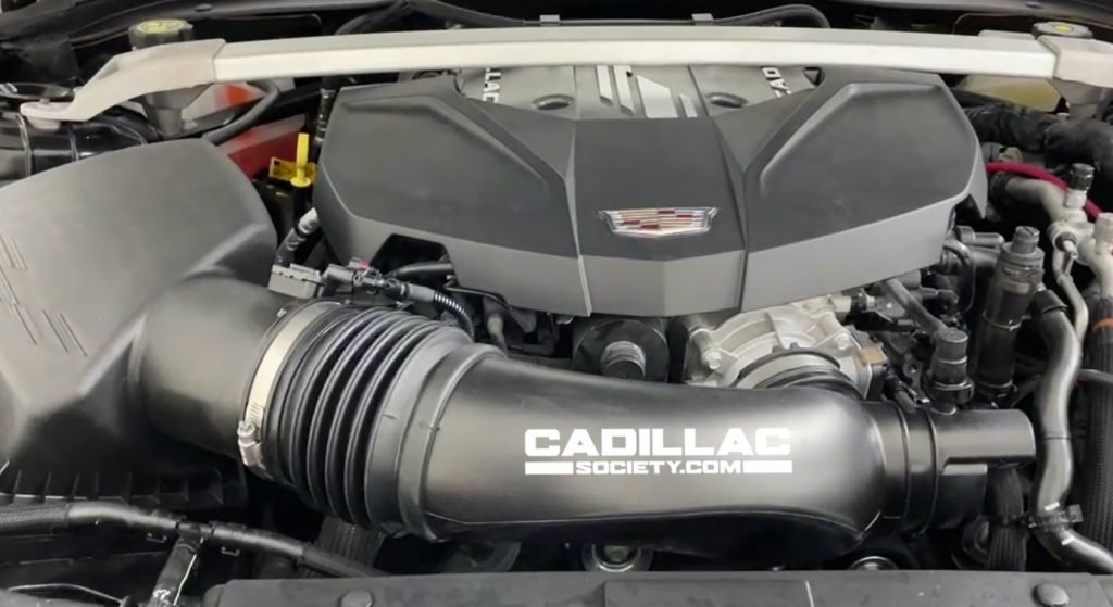 The most powerful V6 engines in the world - 2022-Cadillac-CT5-V-Blackwing-Engine-Bay-Supercharged-6.2L-V8-LT4-Engine via Cadillac Society.