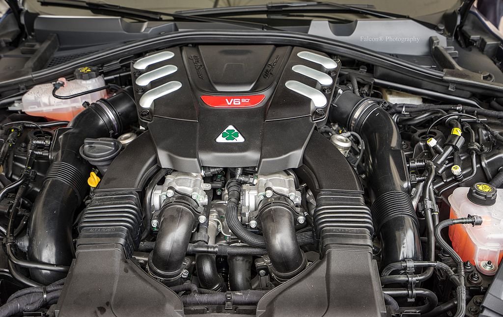 Most powerful V6 engines ever made - Alfa Romeo Giulia Quadrifoglio Falcon Photography via Wikimedia.