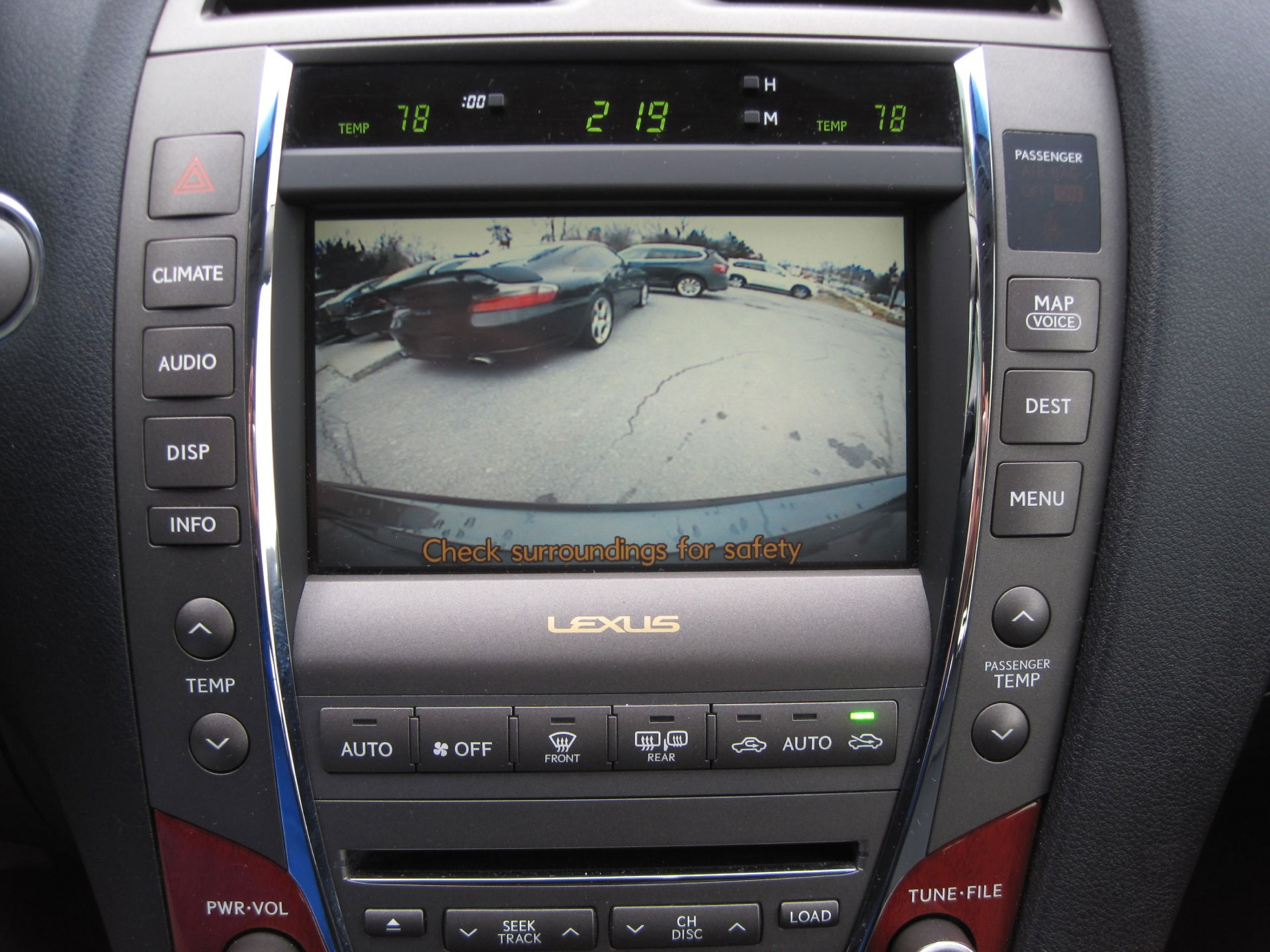 2008 Lexus ES 350 rear camera  view Via Bul Auto Sales.