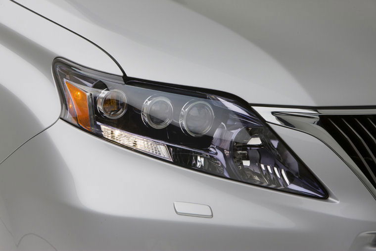 Lexus RX headlight condensation.