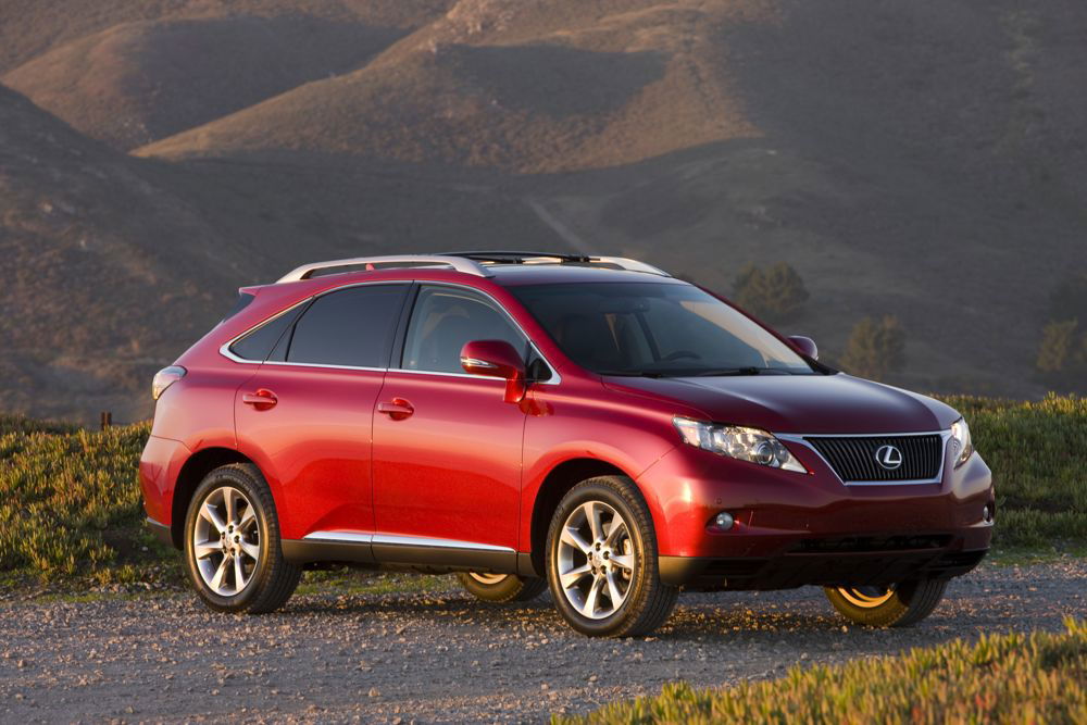 common problems with the 2010-2012 Lexus RX350.