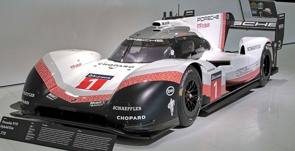Porsche_919_Hybrid_Evo_in_the_Porsche-Museum_(2009) Wikimedia.