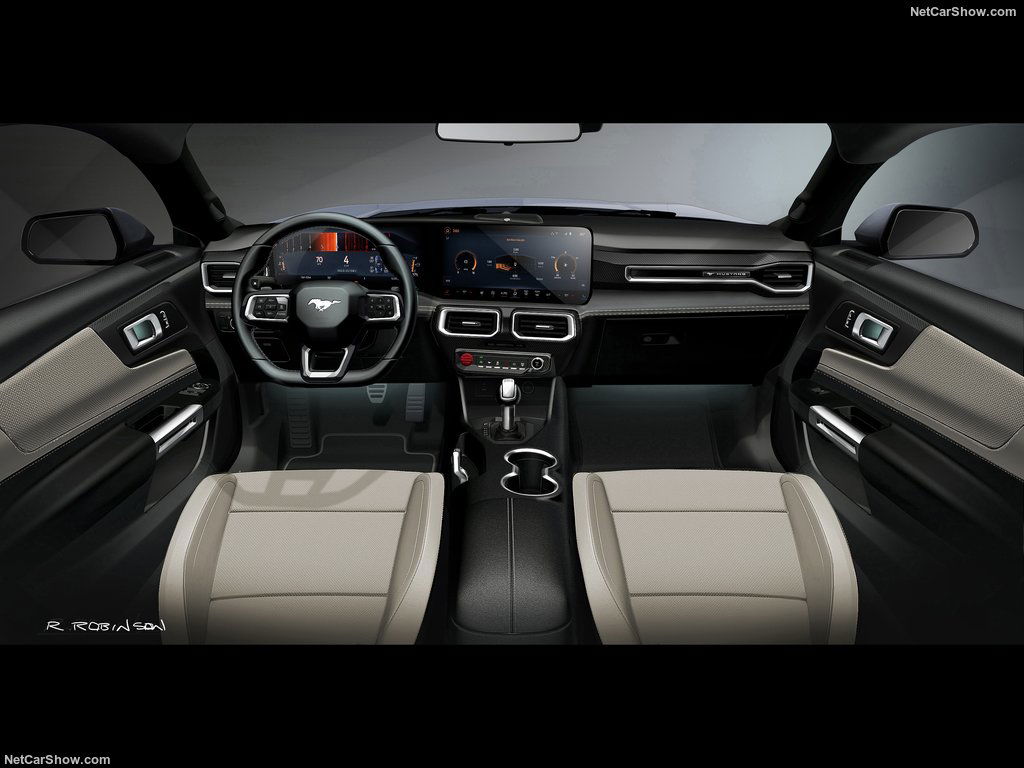 2024 Ford Mustang interior and tech.