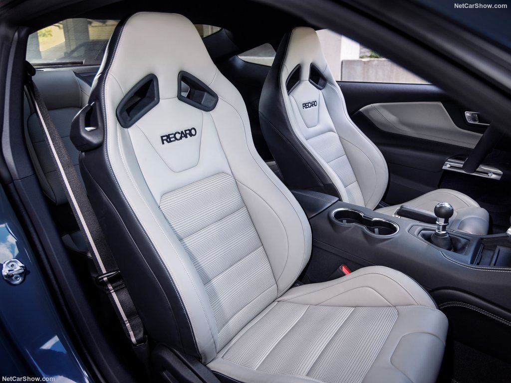 Ford Mustang interior.