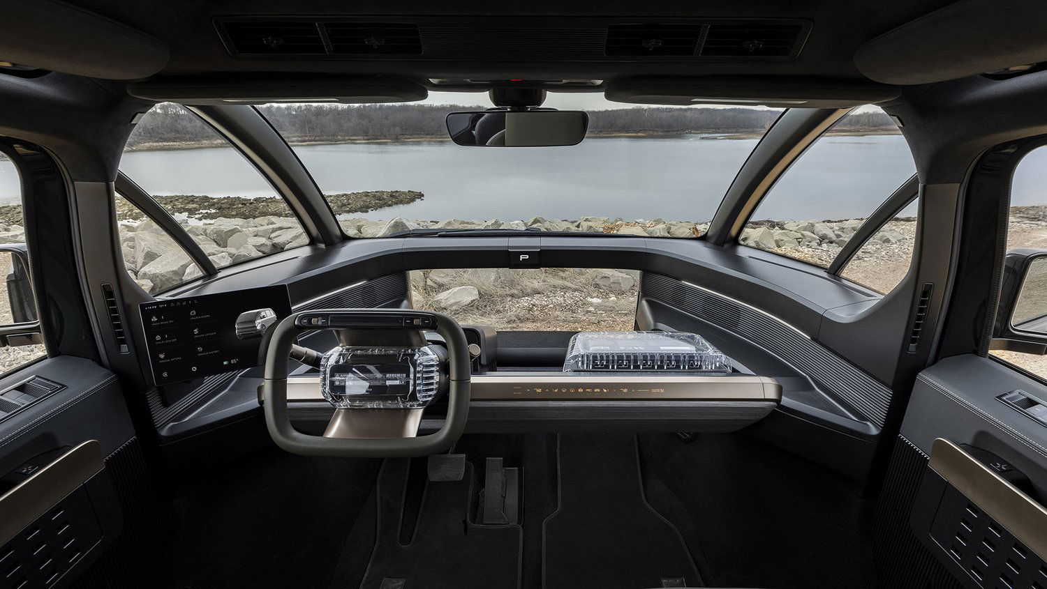 Canoo lifestyle vehicle interior.