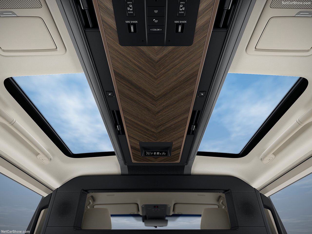 2024 Lexus LM interior roof headlining. 