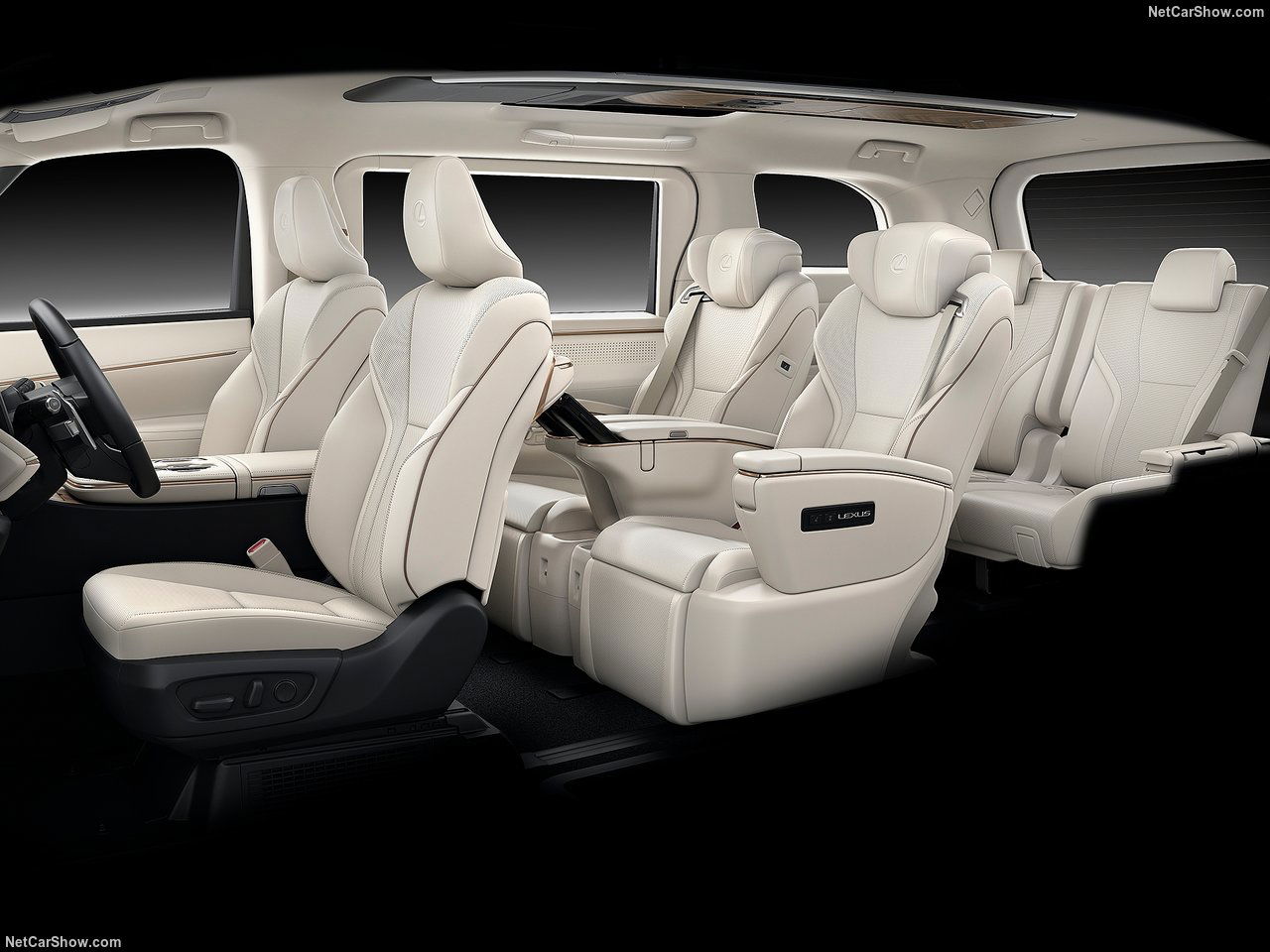 2024 Lexus LM seating configuration.