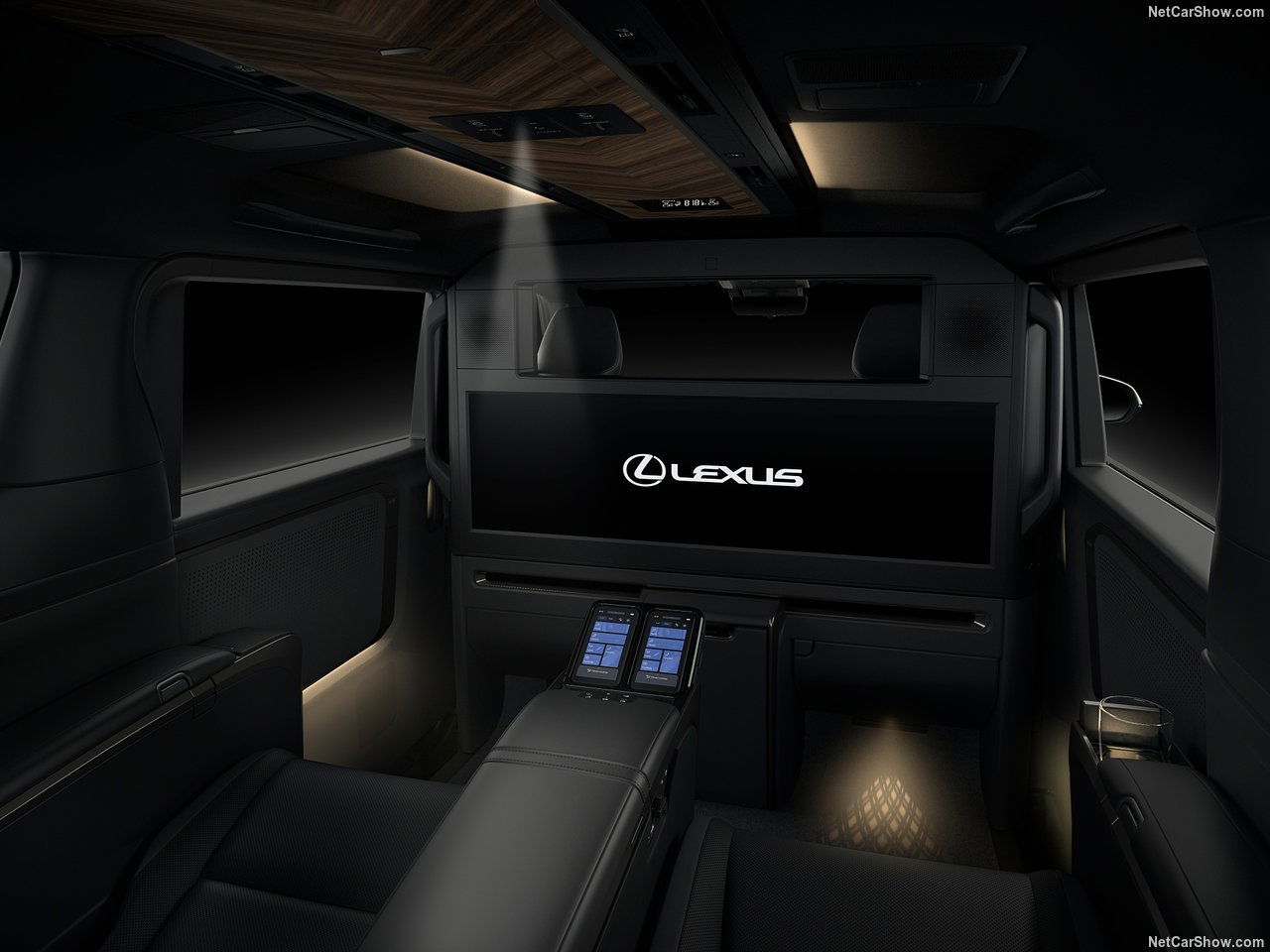 2024 Lexus LM rear climate concierge.