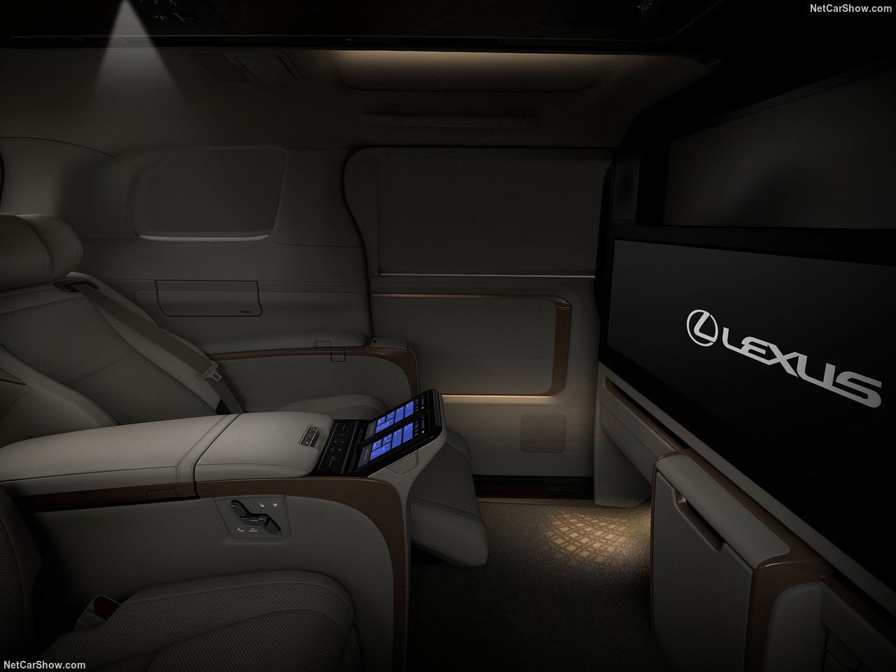2024 Lexus LM features a mini refridgerator.