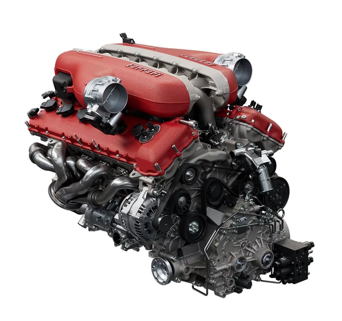 Ferrari Purosangue V12 engine.