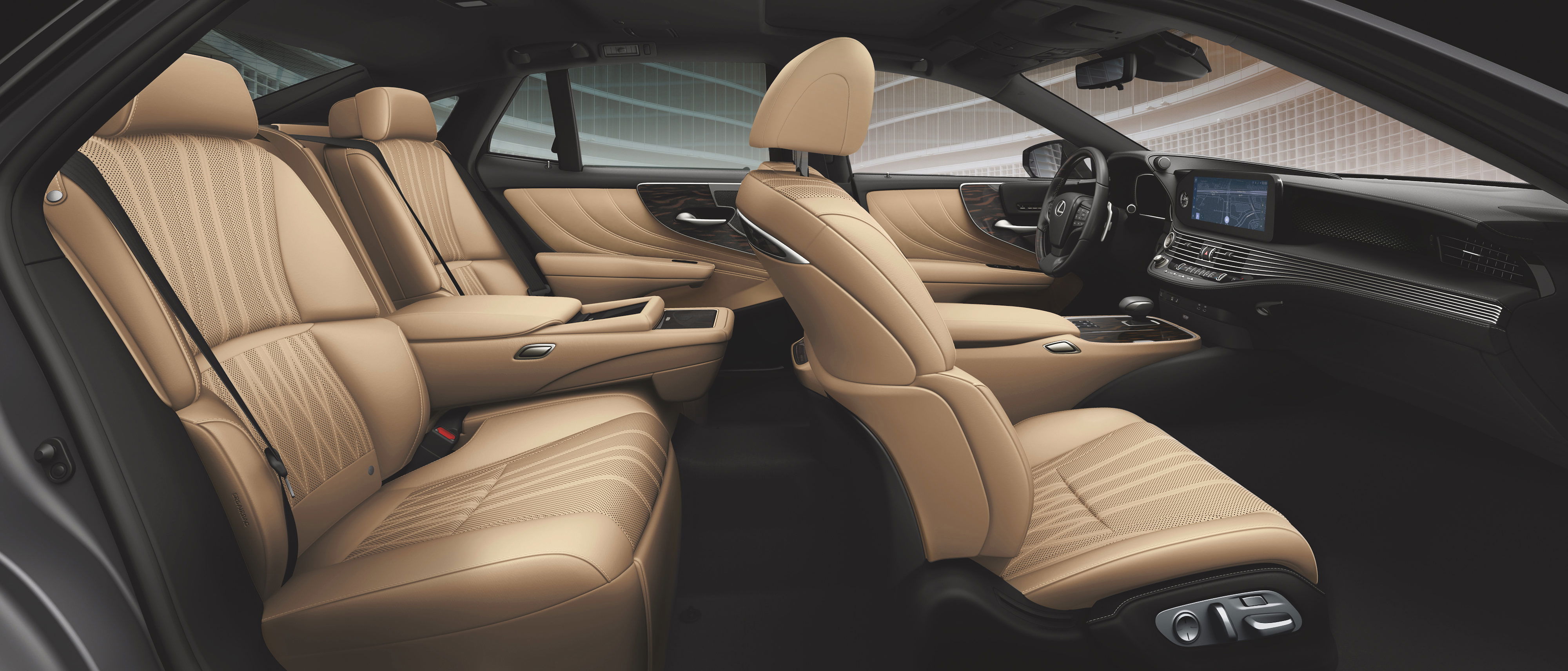 2024 Lexus LS500 interior.