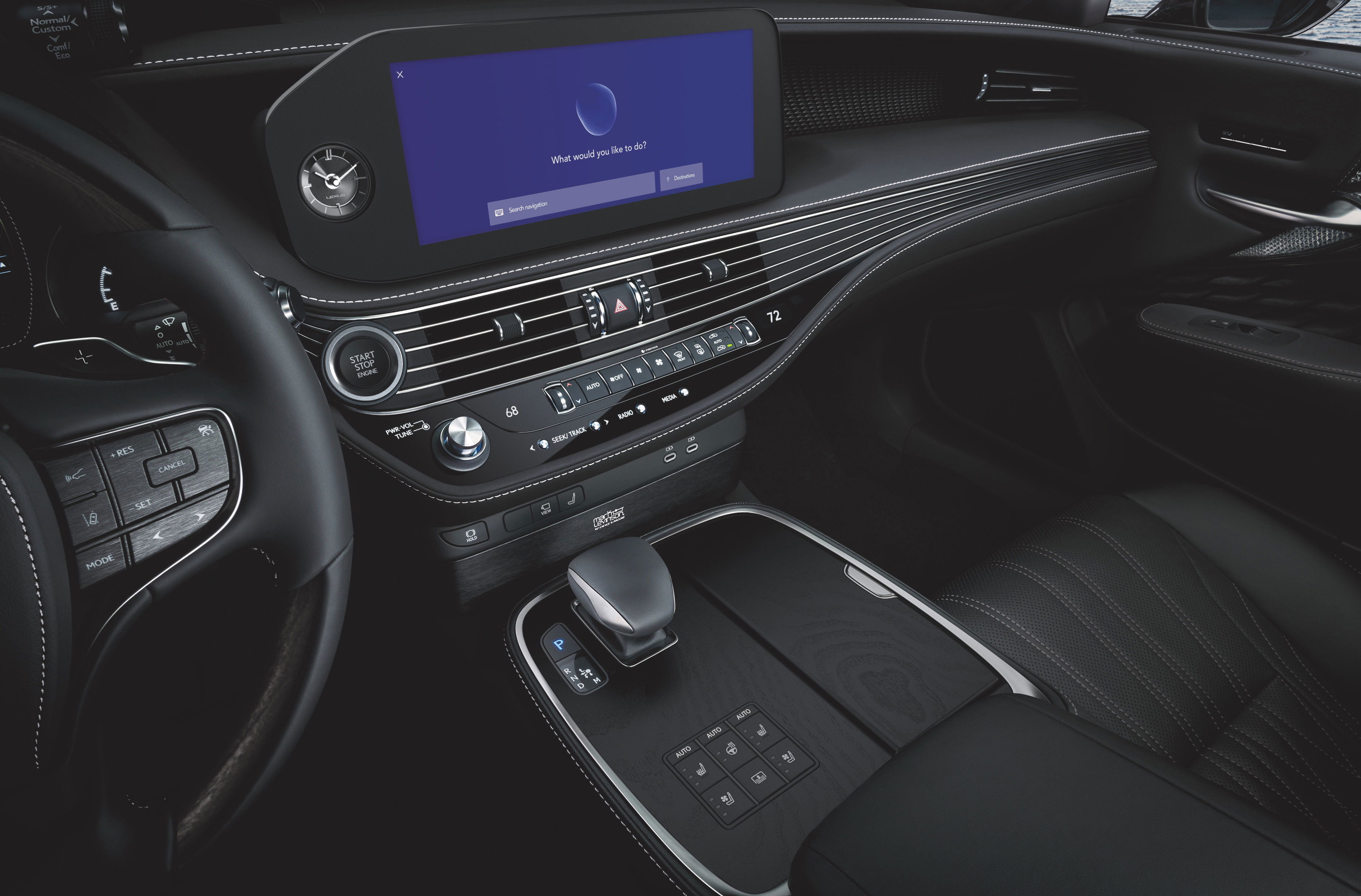2024 Lexus LS 500 infotainment and technology.