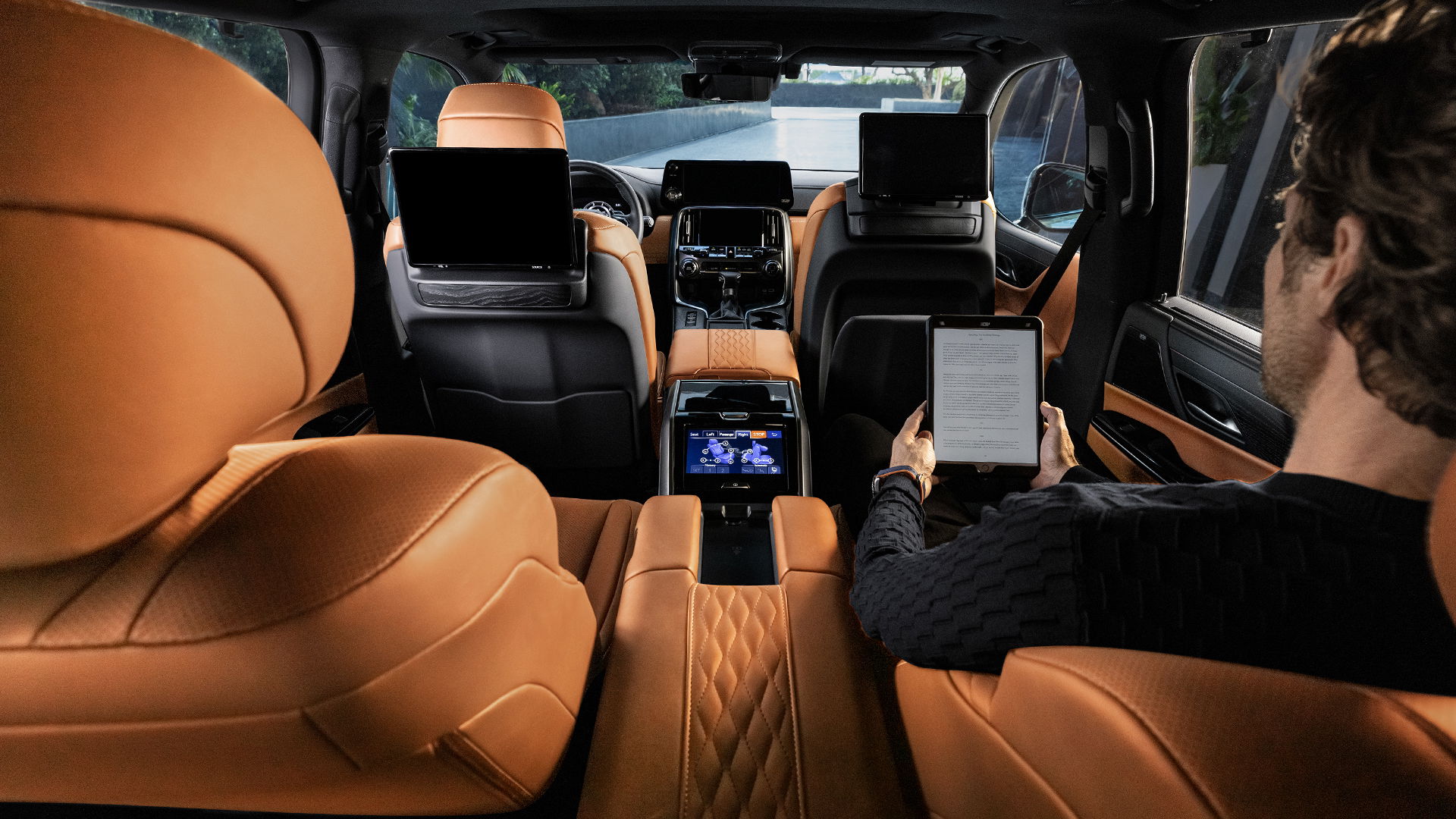 2024 Lexus LX600 interior.