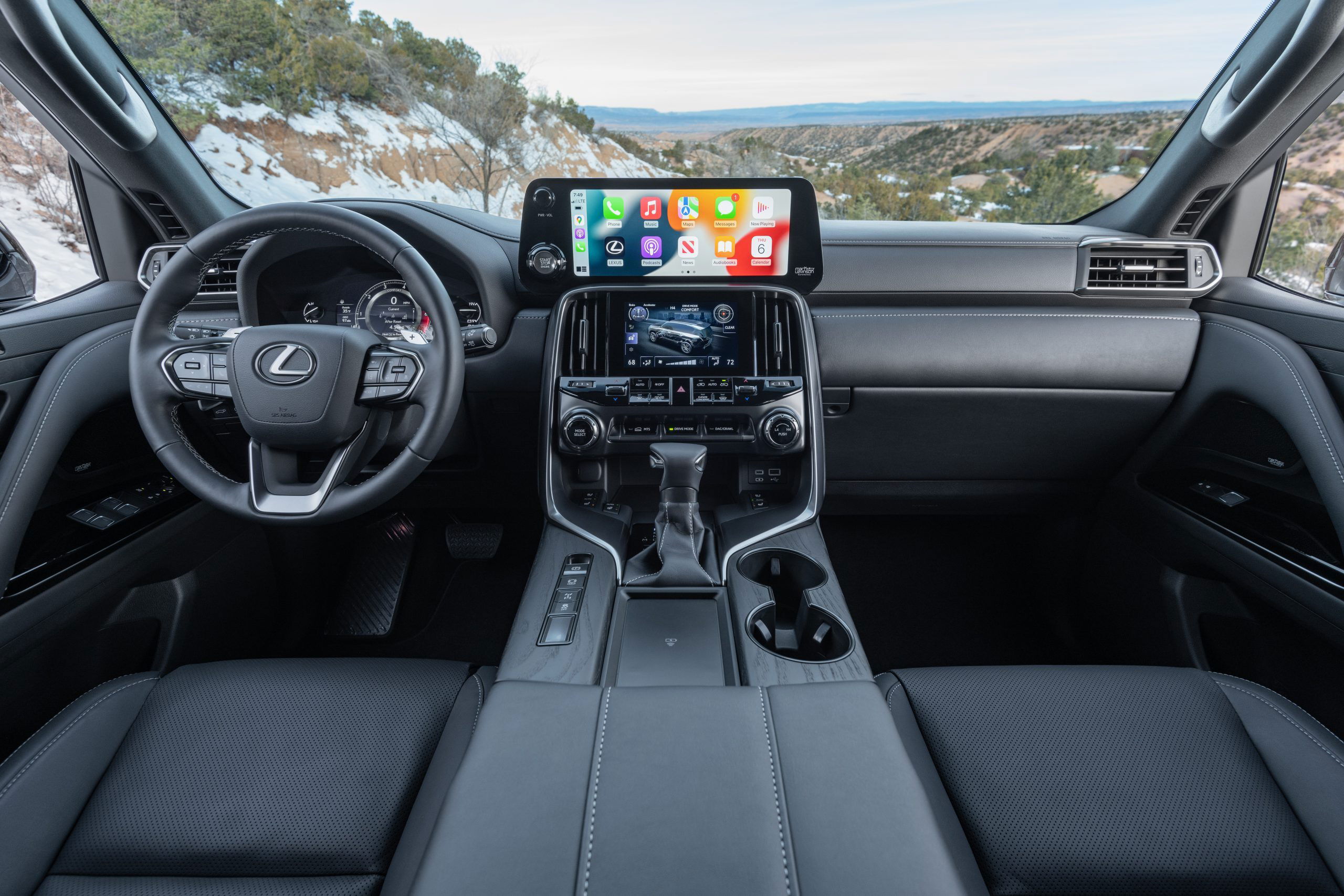 2024 Lexus LX600 infotainment.