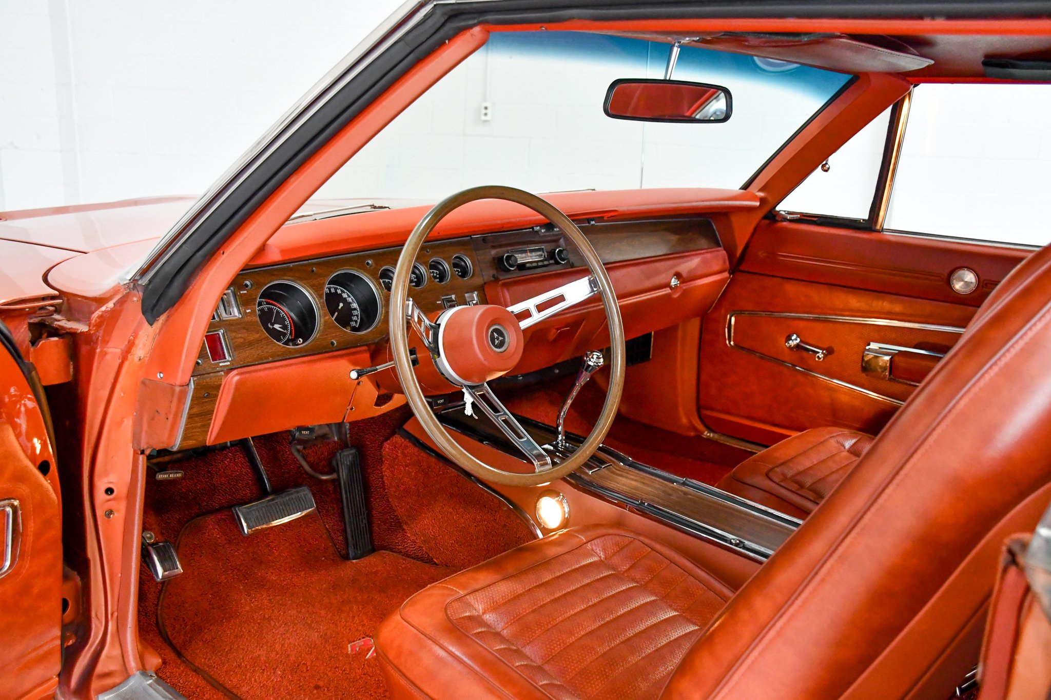 1970 Dodge Charger RT interior.