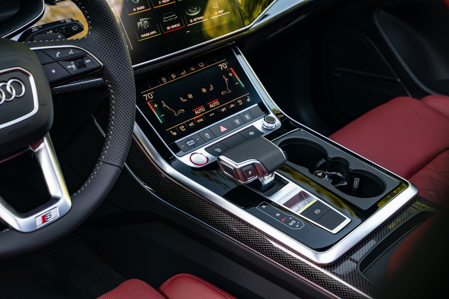 2024 Audi SQ7 trio of touchscreens.